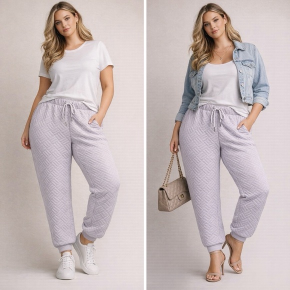 Nine West Pants - Nine West Women's Spring Lavender Jogger Pants